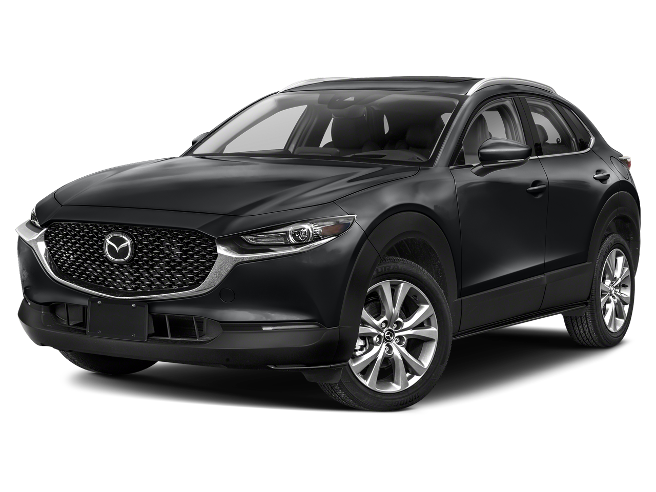 2023 Mazda Mazda CX-30 2.5 S Premium Package in Jet Black Mica — front three-quarter view