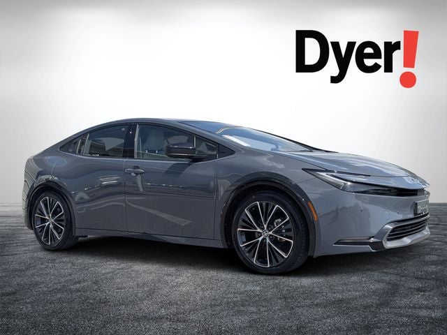 2024 Toyota Prius Limited in Guardian Gray — front three-quarter view