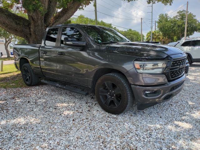 2023 RAM 1500 Big Horn/Lone Star in Granite Crystal Metallic Clearcoat — front three-quarter view