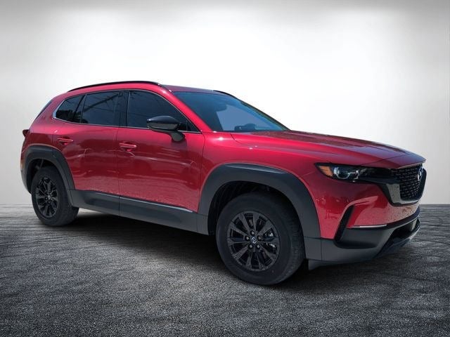 2026 Mazda Mazda CX-50 Hybrid Premium AWD in Soul Red Crystal Metallic — front three-quarter view
