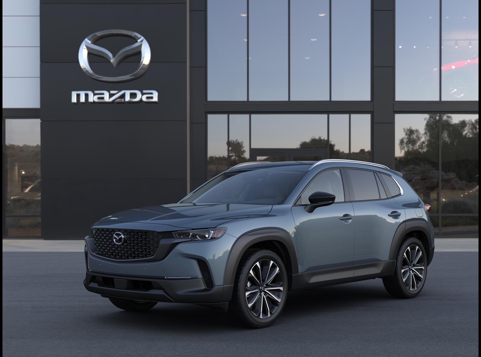 2026 Mazda Mazda CX-50 2.5 S Premium AWD in Polymetal Gray Metallic — front three-quarter view