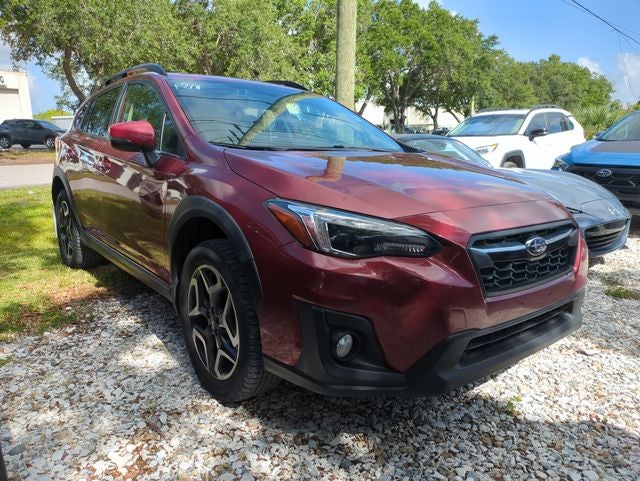 2019 Subaru Crosstrek 2.0i Limited in Venetian Red Pearl — front three-quarter view