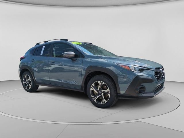 2024 Subaru Crosstrek Premium in Offshore Blue Metallic — front three-quarter view