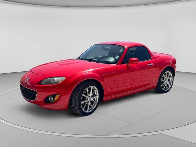 2012 Mazda Mazda Miata PRHT Grand Touring in True Red — front three-quarter view