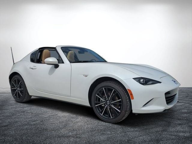 2026 Mazda Mazda MX-5 Miata RF Grand Touring in Snowflake White Pearl — front three-quarter view