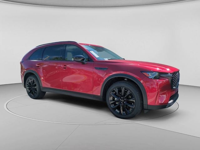 2026 Mazda Mazda CX-90 3.3 Turbo Premium Sport AWD in Soul Red Crystal Metallic — front three-quarter view