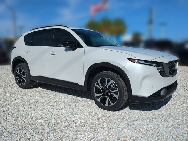 2026 Mazda Mazda CX-5 2.5 S Preferred AWD in Rhodium White Metallic — front three-quarter view