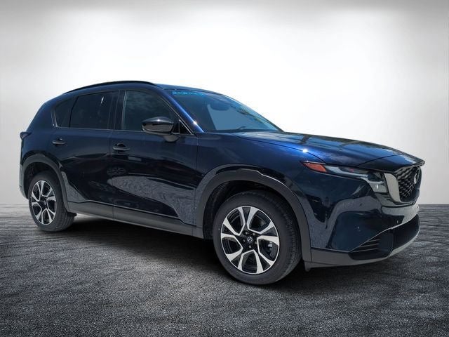 2026 Mazda Mazda CX-5 2.5 S Preferred AWD in Navy Blue Mica — front three-quarter view