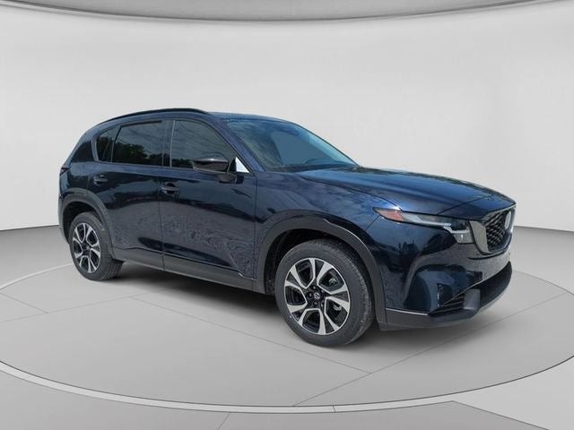 2026 Mazda Mazda CX-5 2.5 S Preferred AWD in Navy Blue Mica — front three-quarter view