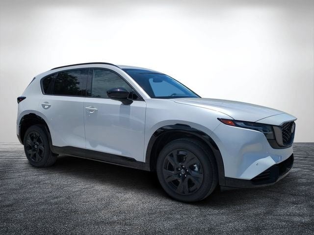 2026 Mazda Mazda CX-5 2.5 S Premium AWD in Rhodium White Metallic — front three-quarter view