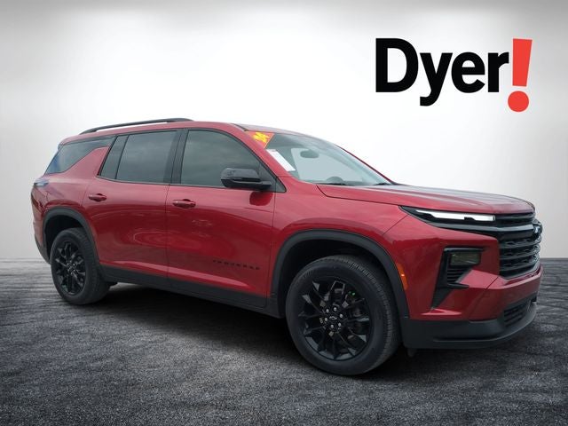 2024 Chevrolet Traverse LT 1LT in Radiant Red Tintcoat — front three-quarter view