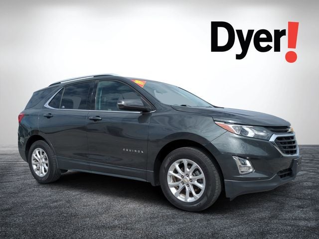 2019 Chevrolet Equinox LT in Nightfall Gray Metallic — front three-quarter view