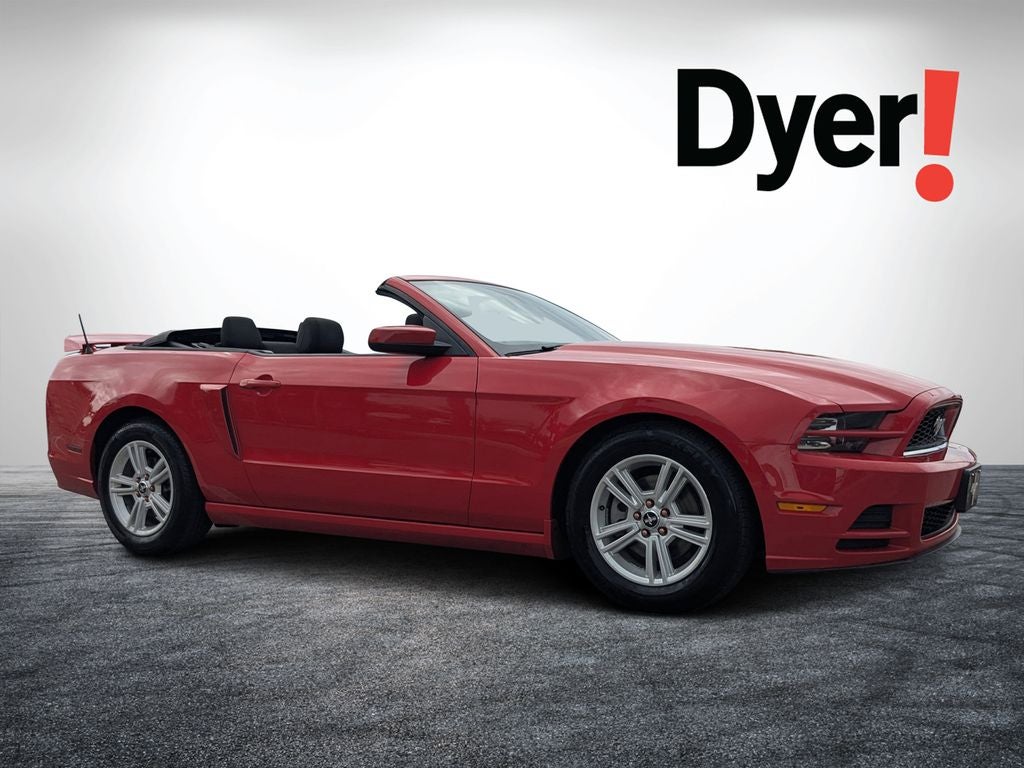2014 Ford Mustang V6 in Black — front three-quarter view
