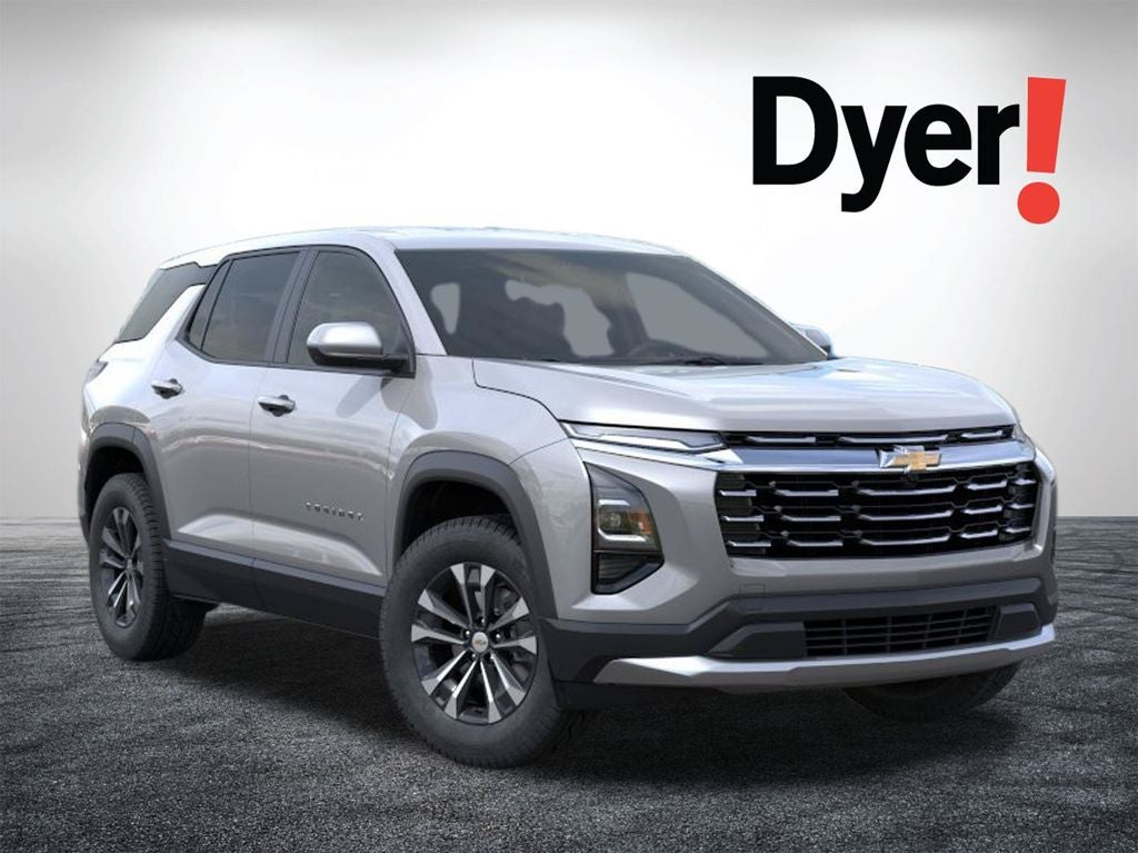 2025 Chevrolet Equinox LT in Sterling Gray Metallic — front three-quarter view