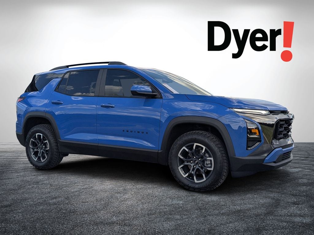 2026 Chevrolet Equinox ACTIV in Reef Blue Metallic — front three-quarter view