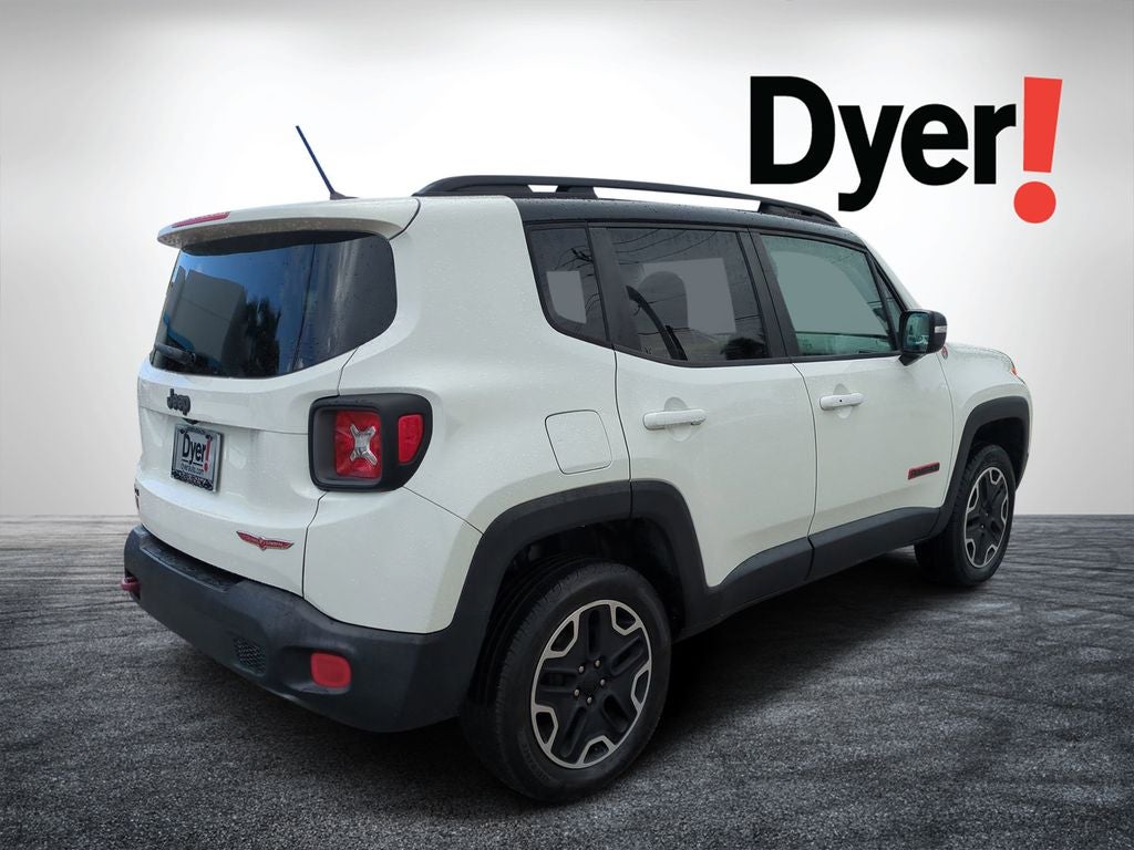 2017 Jeep Renegade — rear three-quarter view