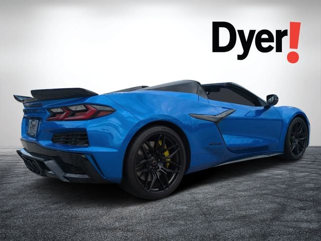 2024 Chevrolet Corvette — rear three-quarter view