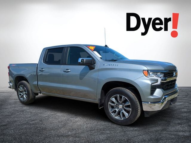 2026 Chevrolet Silverado 1500 LT in Sterling Gray Metallic — front three-quarter view