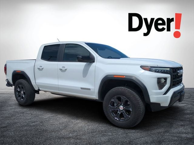 2024 GMC Canyon Elevation in Summit White — front three-quarter view