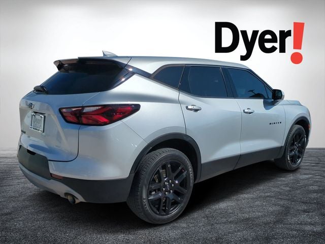 2021 Chevrolet Blazer — rear three-quarter view