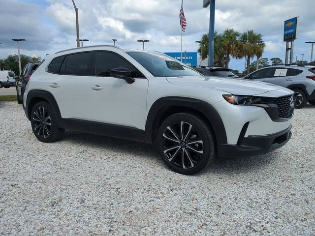 2026 Mazda Mazda CX-50 2.5 S Premium AWD in Wind Chill Pearl — front three-quarter view